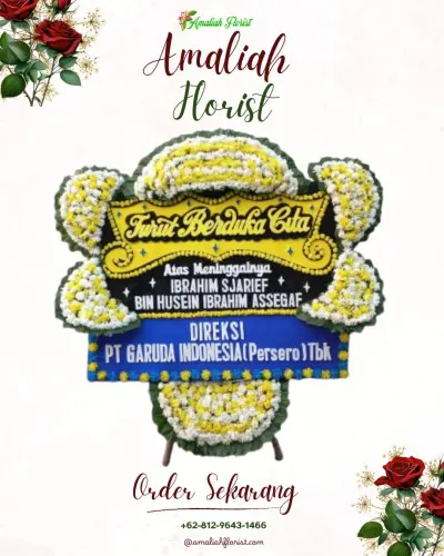 Papan Bunga Duka di Sukanagara