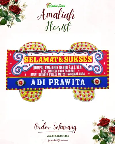Karangan Bunga Ucapan Selamat di Sukanagara